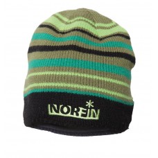 Шапка вязаная Norfin Frost DG (зеленая в полоску) р.L