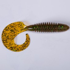 Твістери їстівні LJ Pro Series Crusher Grub 3.9 in (99 мм), 5 шт.