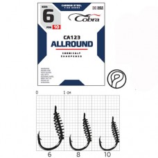Гачки Cobra ALLROUND сер. CA123 разм. 008 10шт.