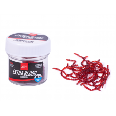 Мотыль искусственный Lucky John Extra Blood Worm *200