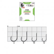 Гачки Cobra FEEDER сер. CF202 разм. 012 10шт.