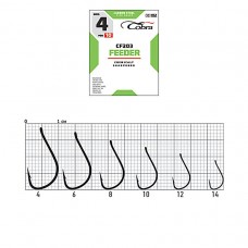 Гачки Cobra FEEDER сер. CF203 разм. 012 10шт.