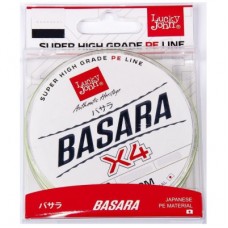 Жилка плетена Lucky John BASARA Light Green Х4 PE 125/0,194(#1,5) (інд.уп/ *10)