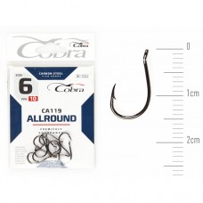 Гачки Cobra ALLROUND сер. CA119 разм. 006 10шт.