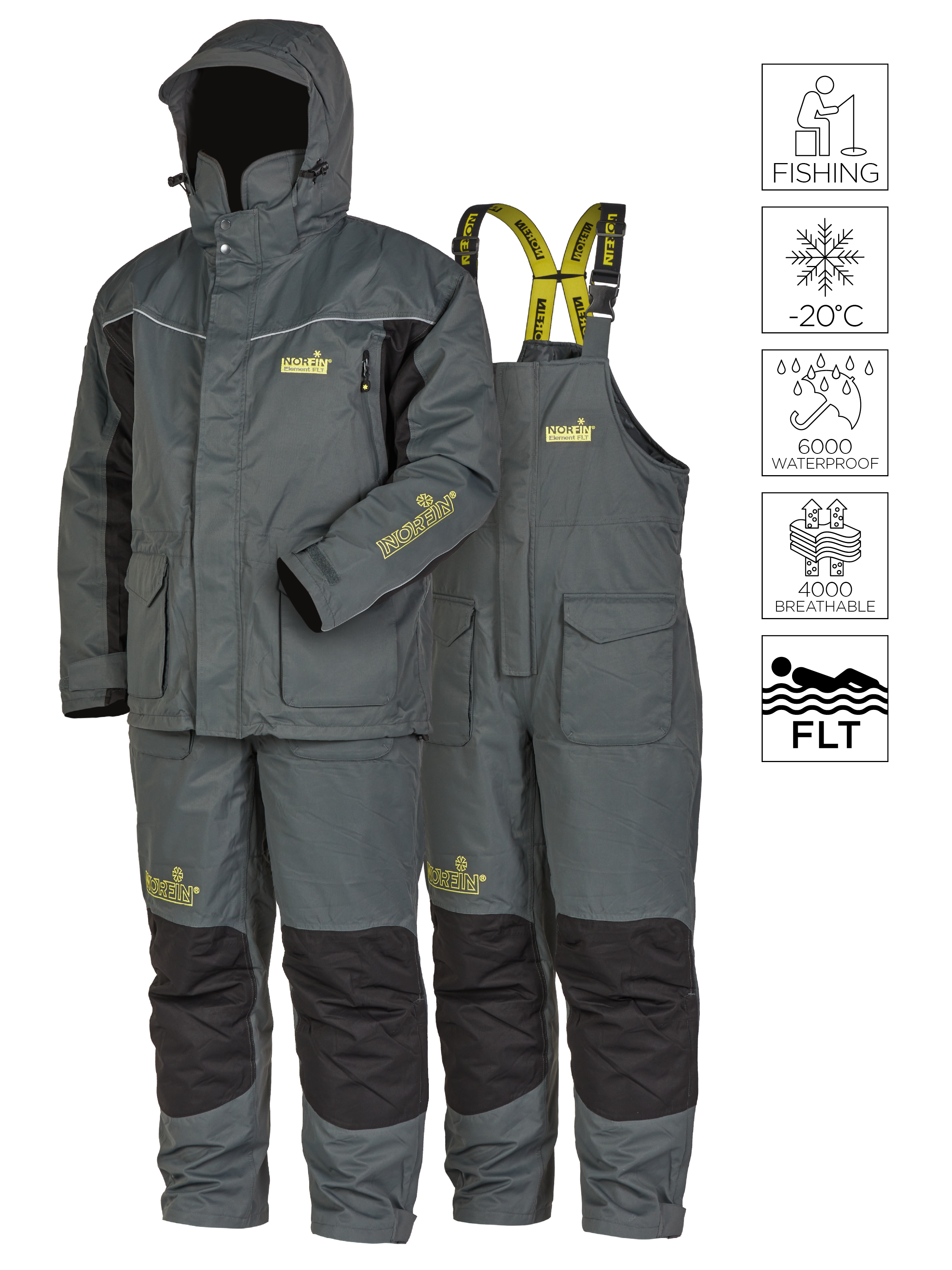 Костюм зимовий плав. Norfin ELEMENT FLT