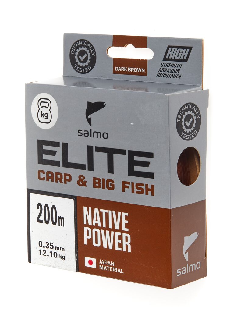 4120-035 Леска Salmo Elite Carp & Big Fish 200м 0.35мм