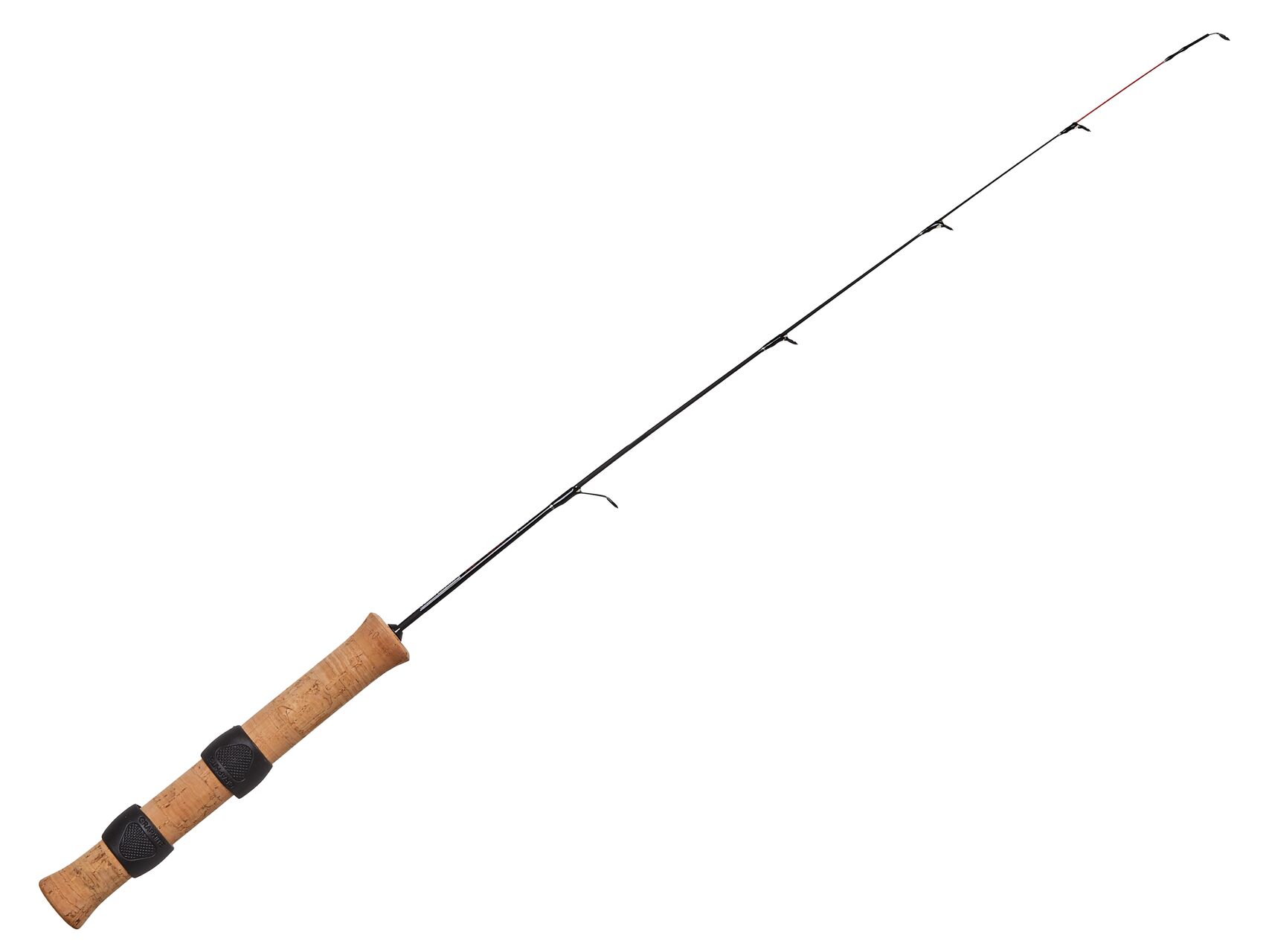 Вудка зимова розбірна Team Salmo ICE FEEDER (графіт, руків'я з пробки, тубус) 64см