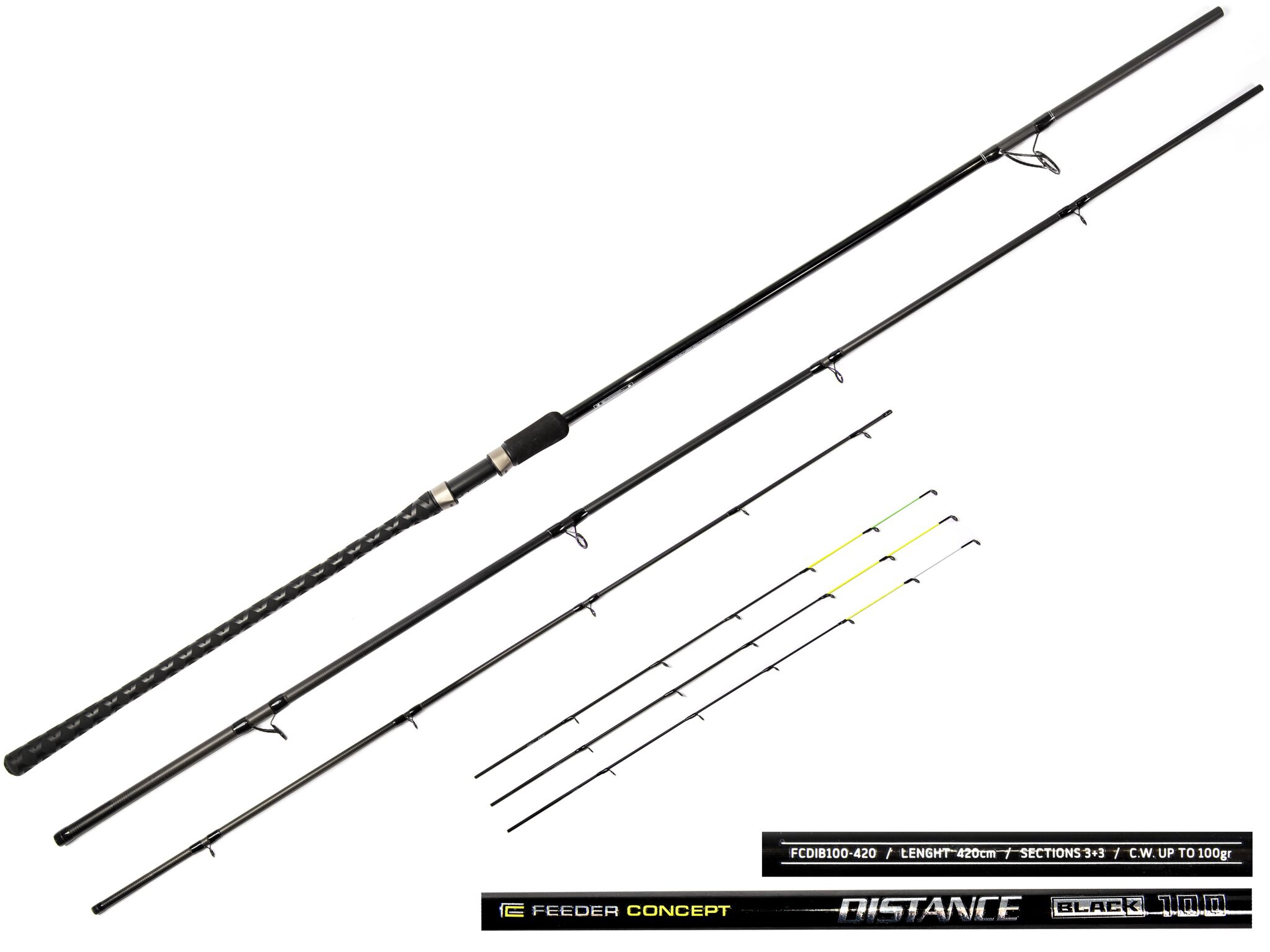 Фідерне вудлище Feeder Concept Distance BLACK 100 4.20