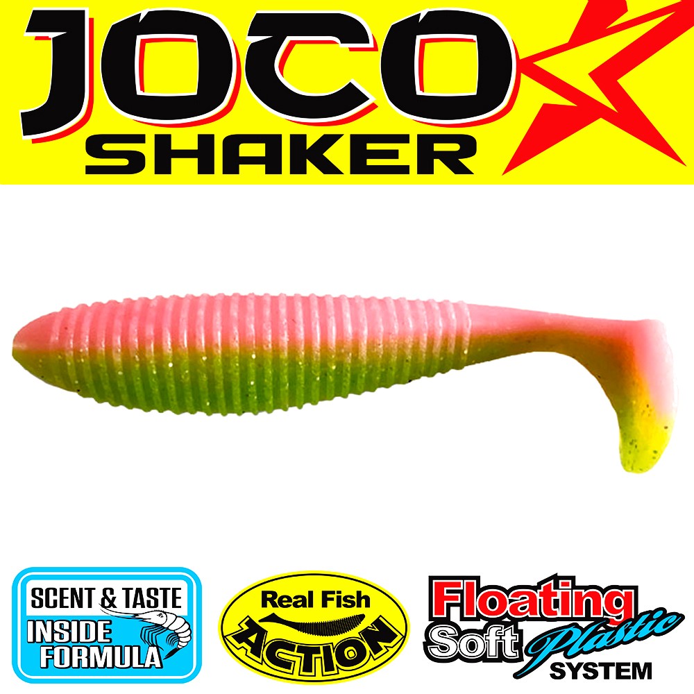 Съедобка плавающая LUCKY JOHN JOCO SHAKER 3.5' 4шт.