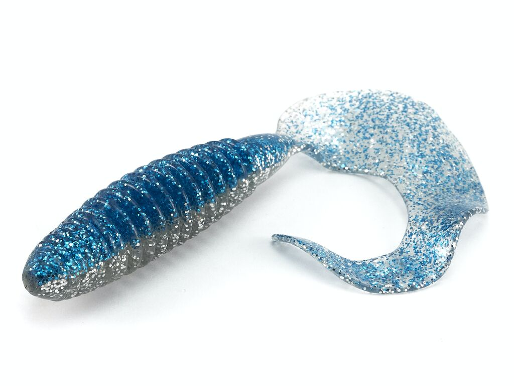 Силікон Lucky John Crusher Grub 4.5'/ 114 мм / 4 шт