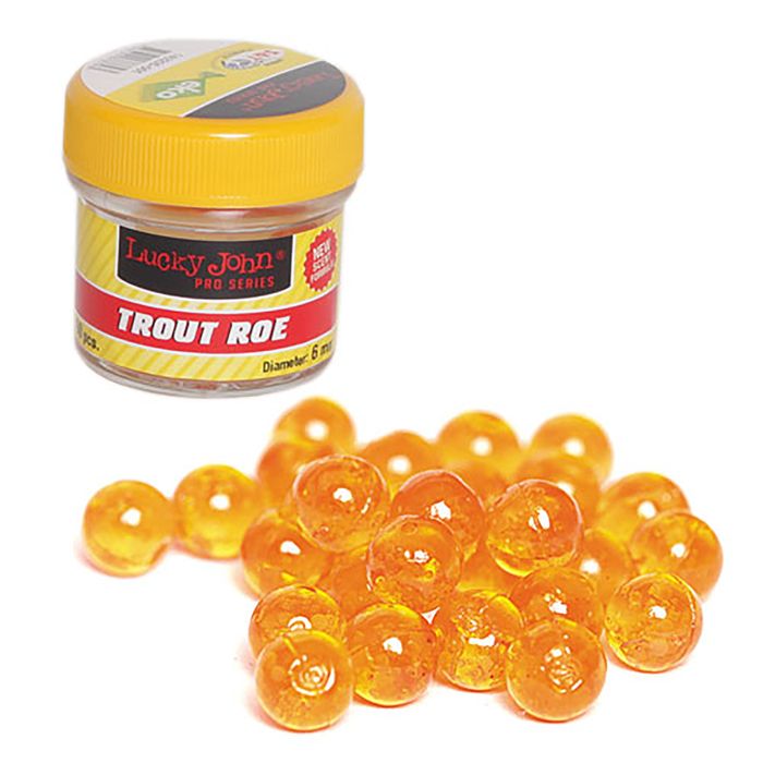 Ікра силіконова Lucky John Trout Roe ø4,5mm * 70