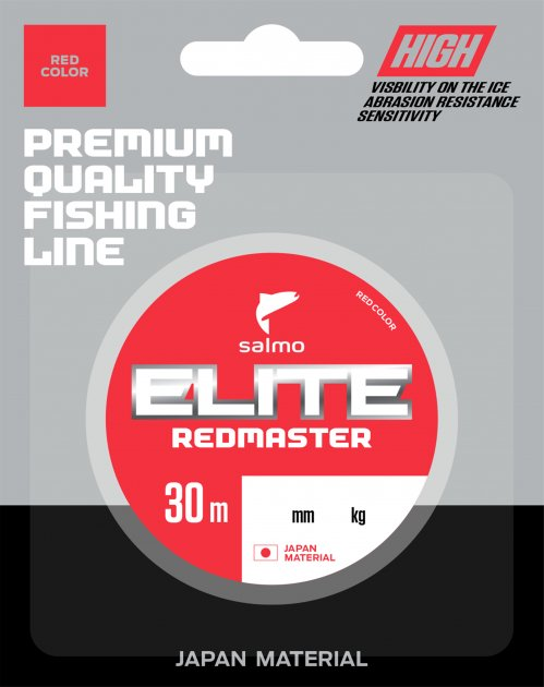 Жилка моно зимова Salmo ELITE REDMASTER 0,15 / 30м (інд.уп/ *10)