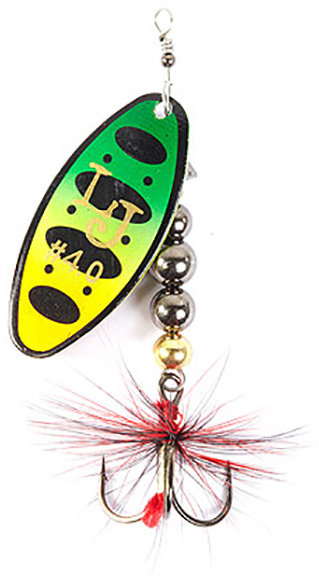 Блешня оберт. LJ Shelt Blade Tungsten Body №4 / 20г