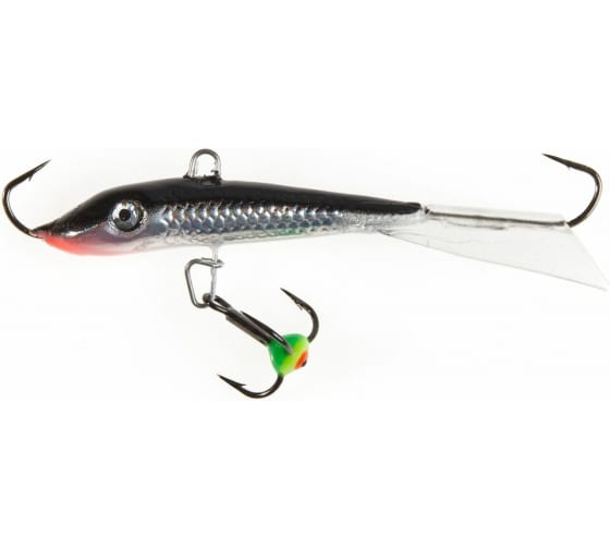 Балансир LUCKY JOHN Fin 4 (+тройник), 60 мм,