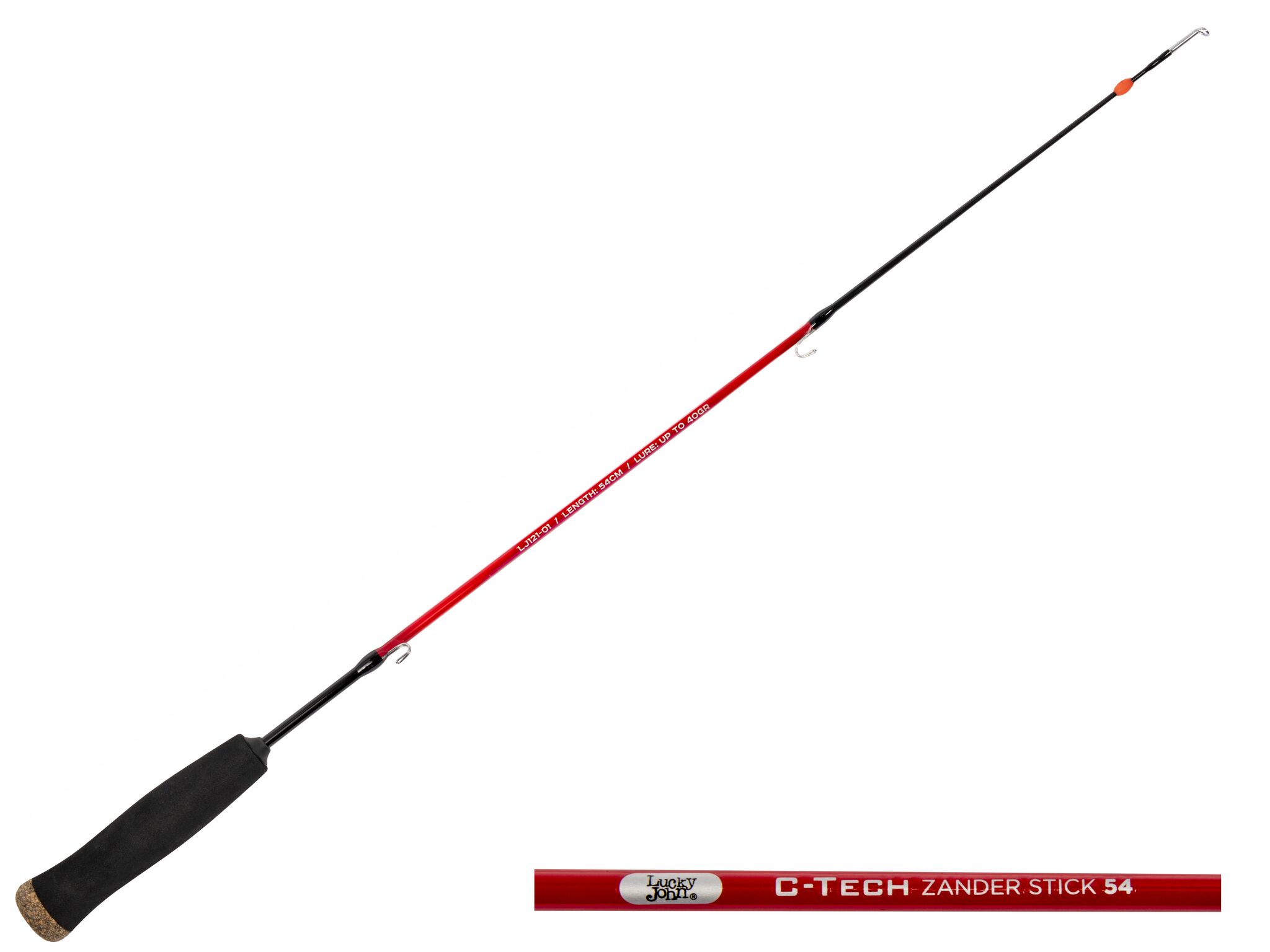 Удочка зимняя Lucky John C-Tech Zander 54см