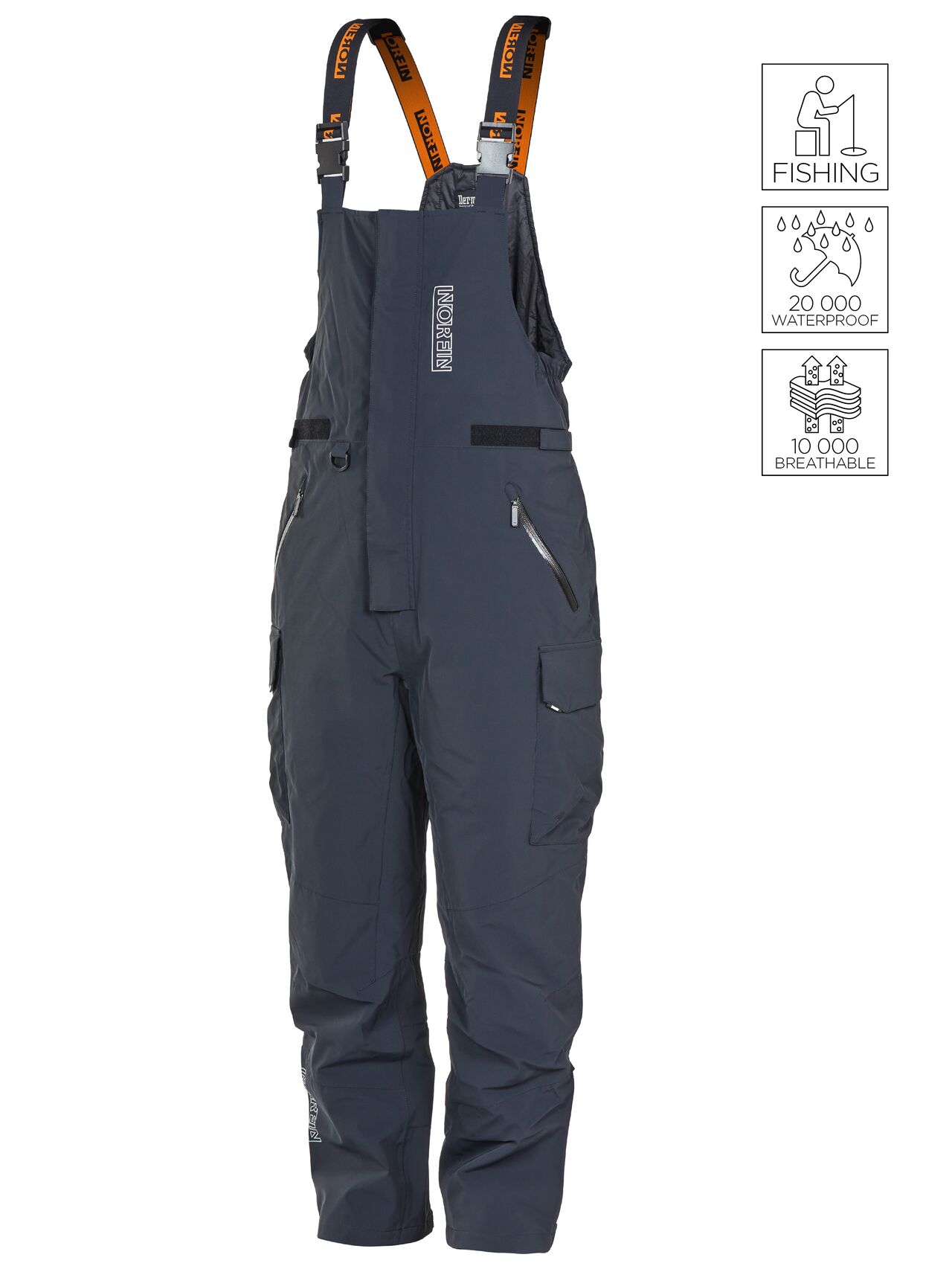 Напівкомбінезон Norfin REBEL PRO PANTS GRAY