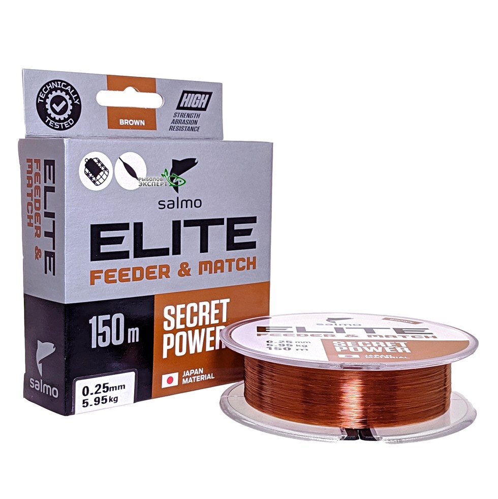 4119-032 Леска Salmo Elite FEEDER & MATCH 150м 0.32мм 10.05кг/22lb