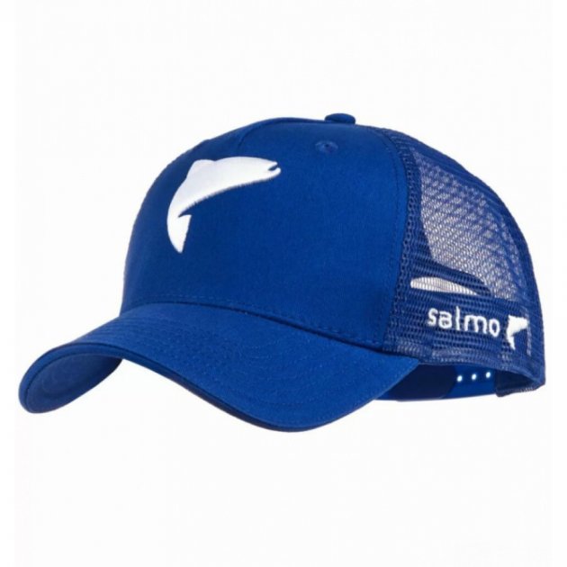 Бейсболка 'SALMO' (blue, сітка) / AM-6003