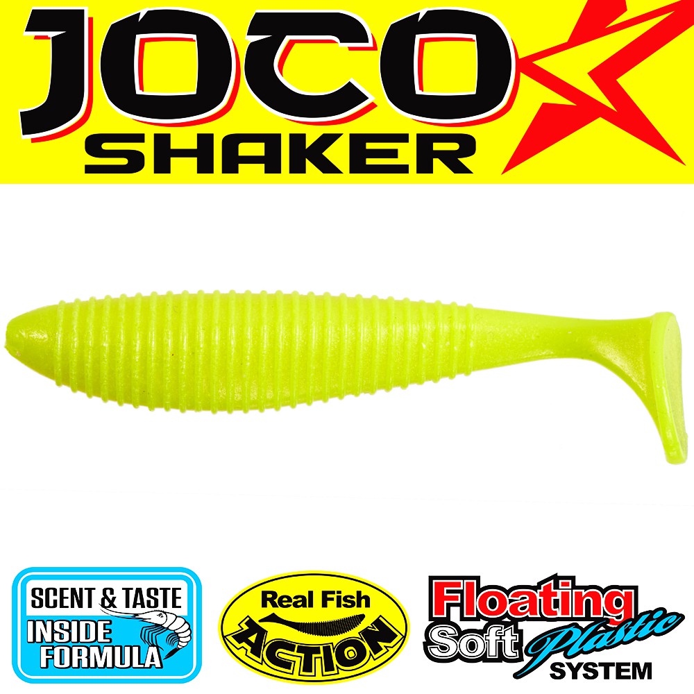Віброхвіст Lucky John JOCO SHAKER 4.5in (11,43 см),3 шт.