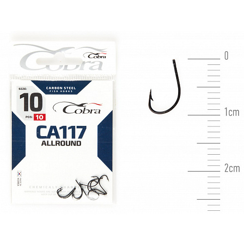 Гачки Cobra ALLROUND сер. CA117 разм. 010 10шт.