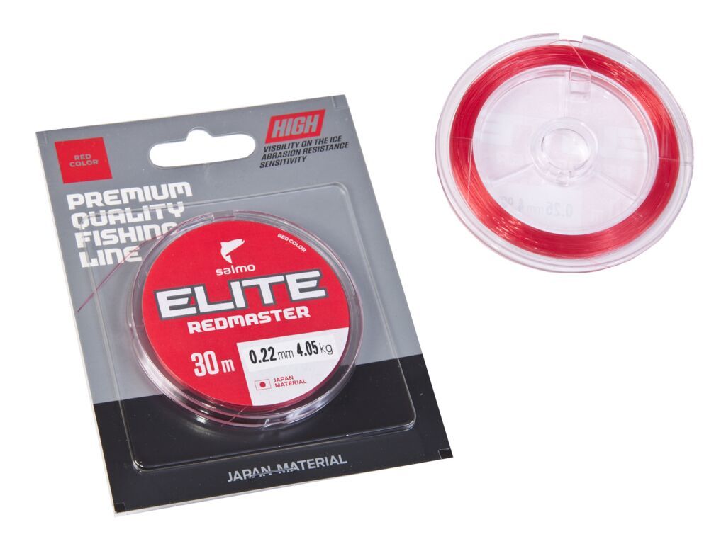 Жилка моно зимова Salmo ELITE REDMASTER 0,22 / 30м (інд.уп/ *10)